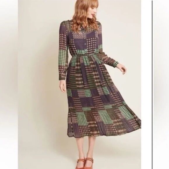 ModCloth patchwork dress - Picture 1 of 12
